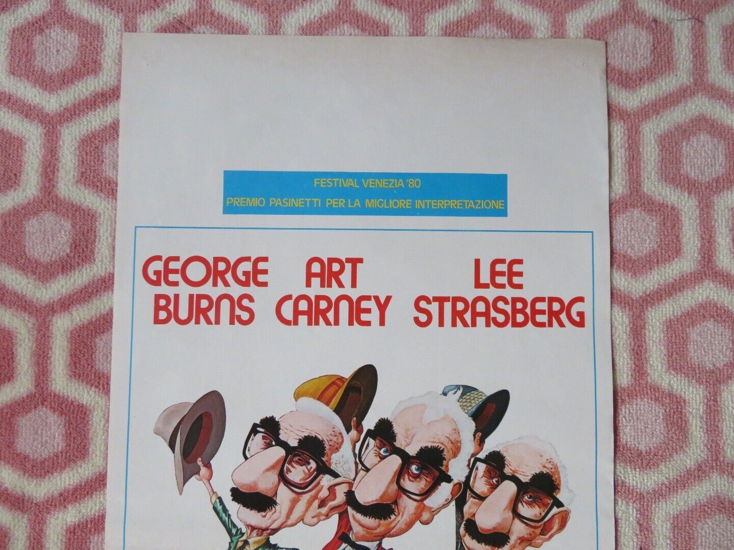 VIVERE ALLA GRANDE/ GOING IN STYLE ITALIAN LOCANDINA (27.5"x13") POSTER 1980 Movie posters