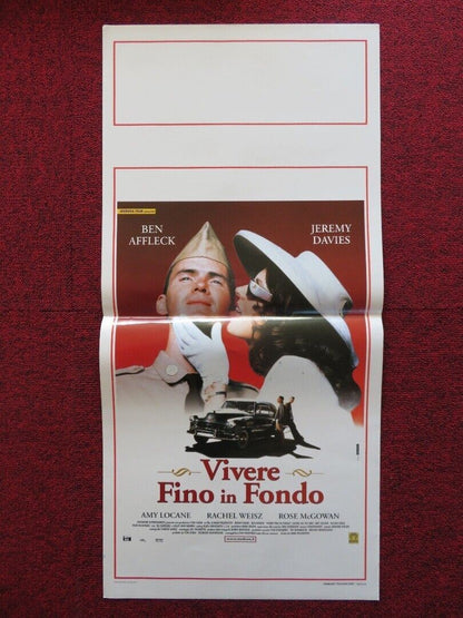 VIVERE FINO IN FONDO ITALIAN LOCANDINA (27.5"x13") POSTER BEN AFFLECK 2000 - Rendezvous Cinema