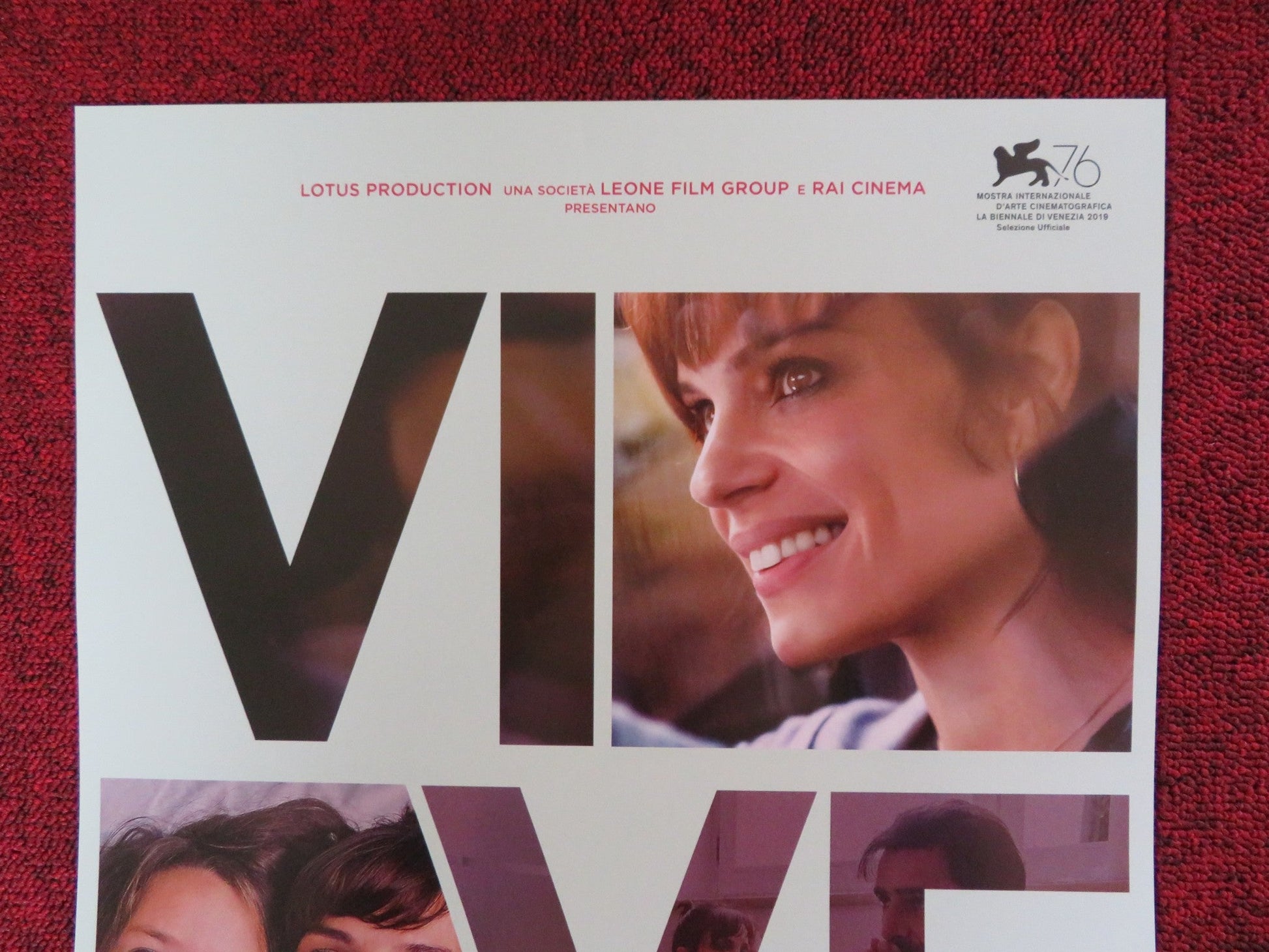 VIVERE ITALIAN LOCANDINA POSTER MICAELA RAMAZZOTTI ADRIANO GIANNINI 2019 Rendezvous Cinema Movie posters