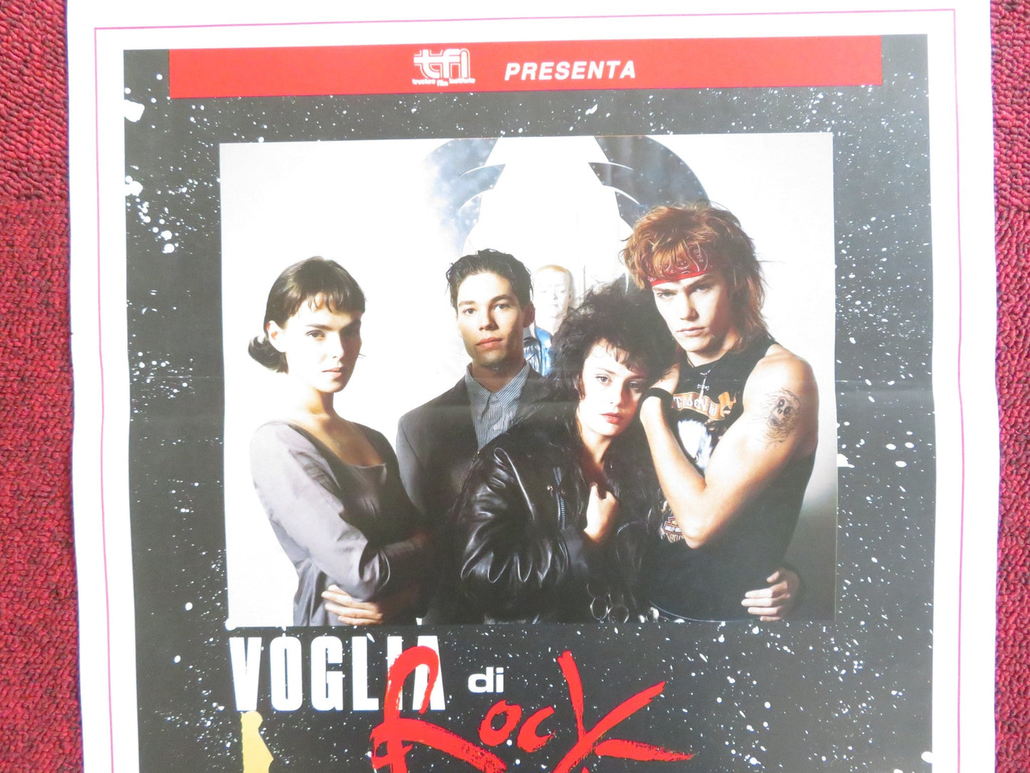 VOGLIA DI ROCK ITALIAN LOCANDINA POSTER KARL ZINNY ANTONELLA PONZIANI 1989 Rendezvous Cinema Movie posters