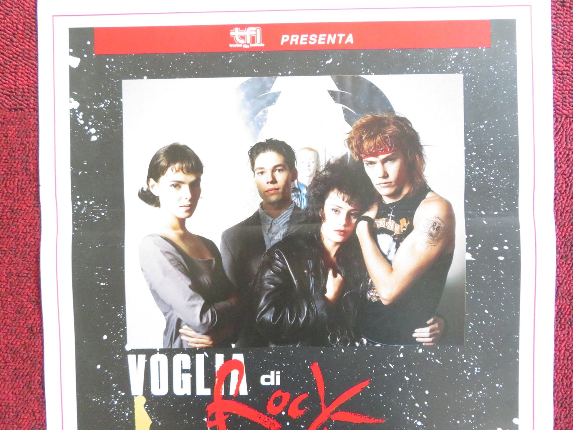 VOGLIA DI ROCK ITALIAN LOCANDINA POSTER KARL ZINNY ANTONELLA PONZIANI 1989 Rendezvous Cinema Movie posters
