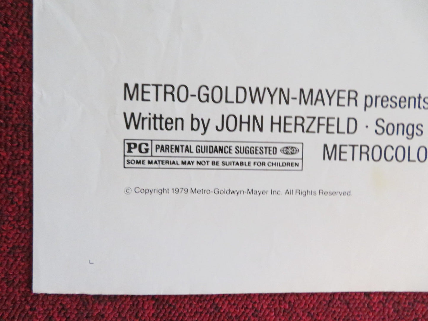 VOICES FOLDED US ONE SHEET POSTER MICHAEL ONTKEAN AMY IRVING 1979 Rendezvous Cinema Movie posters