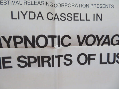 VOICES OF DESIRE FOLDED US ONE SHEET POSTER LIYDA CASSELL GUY THOMAS 1972 - Rendezvous Cinema