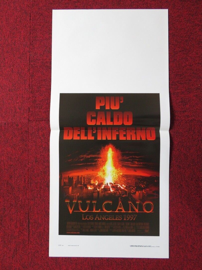 VOLCANO ITALIAN LOCANDINA (27.5"x13") POSTER TOMMY LEE JONES ANNE HECHE 1997 Movie posters