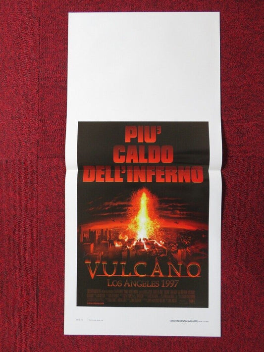 VOLCANO ITALIAN LOCANDINA (27.5"x13") POSTER TOMMY LEE JONES ANNE HECHE 1997 Movie posters