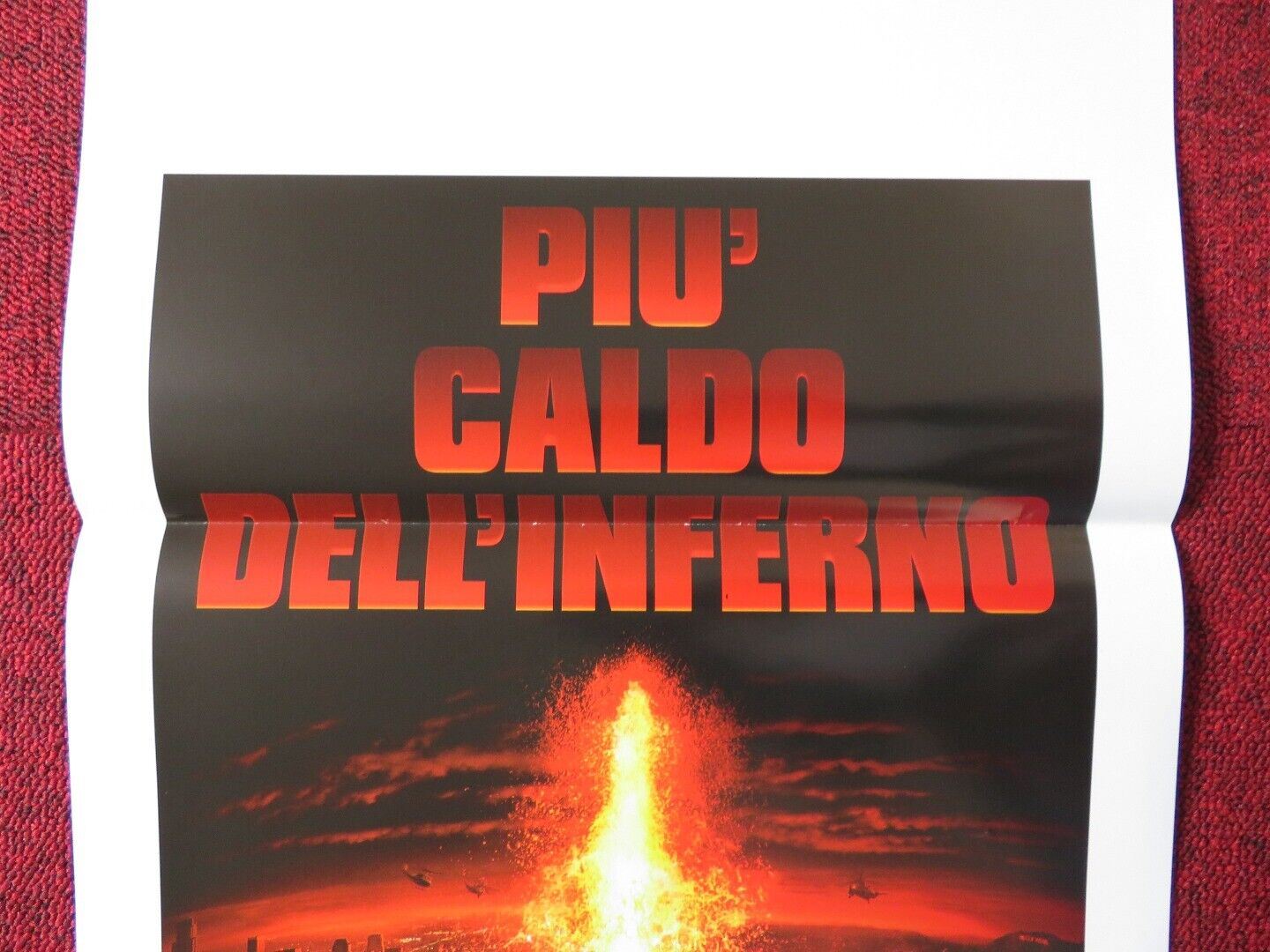 VOLCANO ITALIAN LOCANDINA (27.5"x13") POSTER TOMMY LEE JONES ANNE HECHE 1997 Movie posters