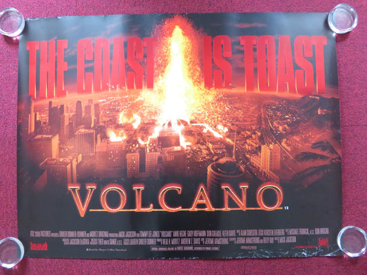 VOLCANO UK QUAD (30"x 40") ROLLED POSTER TOMMY LEE JONES ANN HECHE 1997 Rendezvous Cinema Movie posters