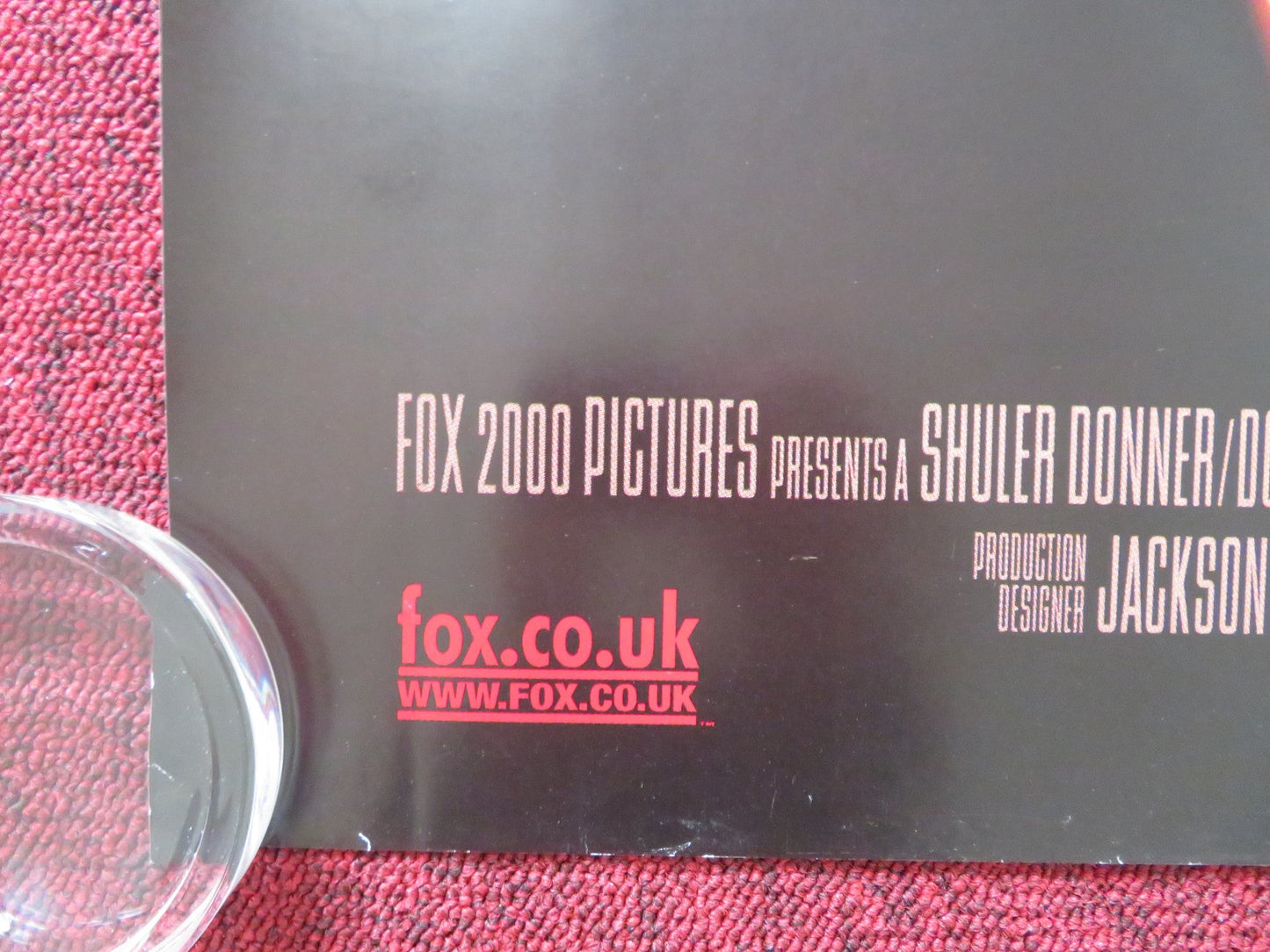 VOLCANO UK QUAD (30"x 40") ROLLED POSTER TOMMY LEE JONES ANN HECHE 1997 Rendezvous Cinema Movie posters