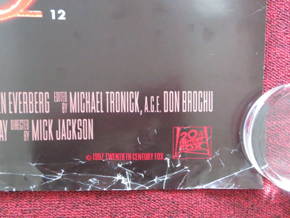 VOLCANO UK QUAD (30"x 40") ROLLED POSTER TOMMY LEE JONES ANN HECHE 1997 Rendezvous Cinema Movie posters