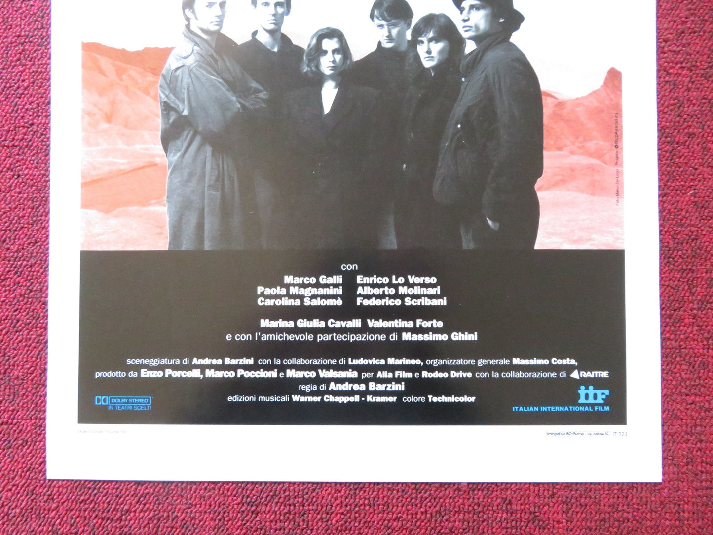 VOLEVAMO ESSERE GLI U2 ITALIAN LOCANDINA POSTER ENRICO LO VERSO MARCO GALLI 1992 Rendezvous Cinema Movie posters