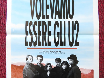 VOLEVAMO ESSERE GLI U2 ITALIAN LOCANDINA POSTER ENRICO LO VERSO MARCO GALLI 1992 Rendezvous Cinema Movie posters