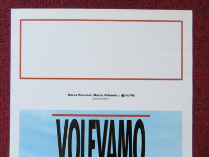 VOLEVAMO ESSERE GLI U2 ITALIAN LOCANDINA POSTER ENRICO LO VERSO MARCO GALLI 1992 Rendezvous Cinema Movie posters