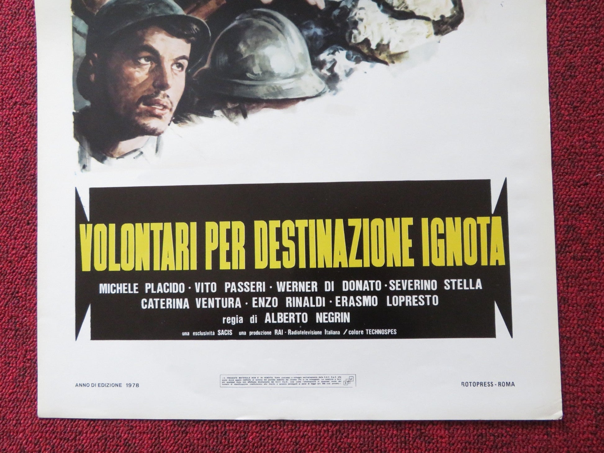 VOLONTARI PER DESTINAZIONE IGNOTA ITALIAN LOCANDINA POSTER CHIAPPERINI 1979 Rendezvous Cinema Movie posters