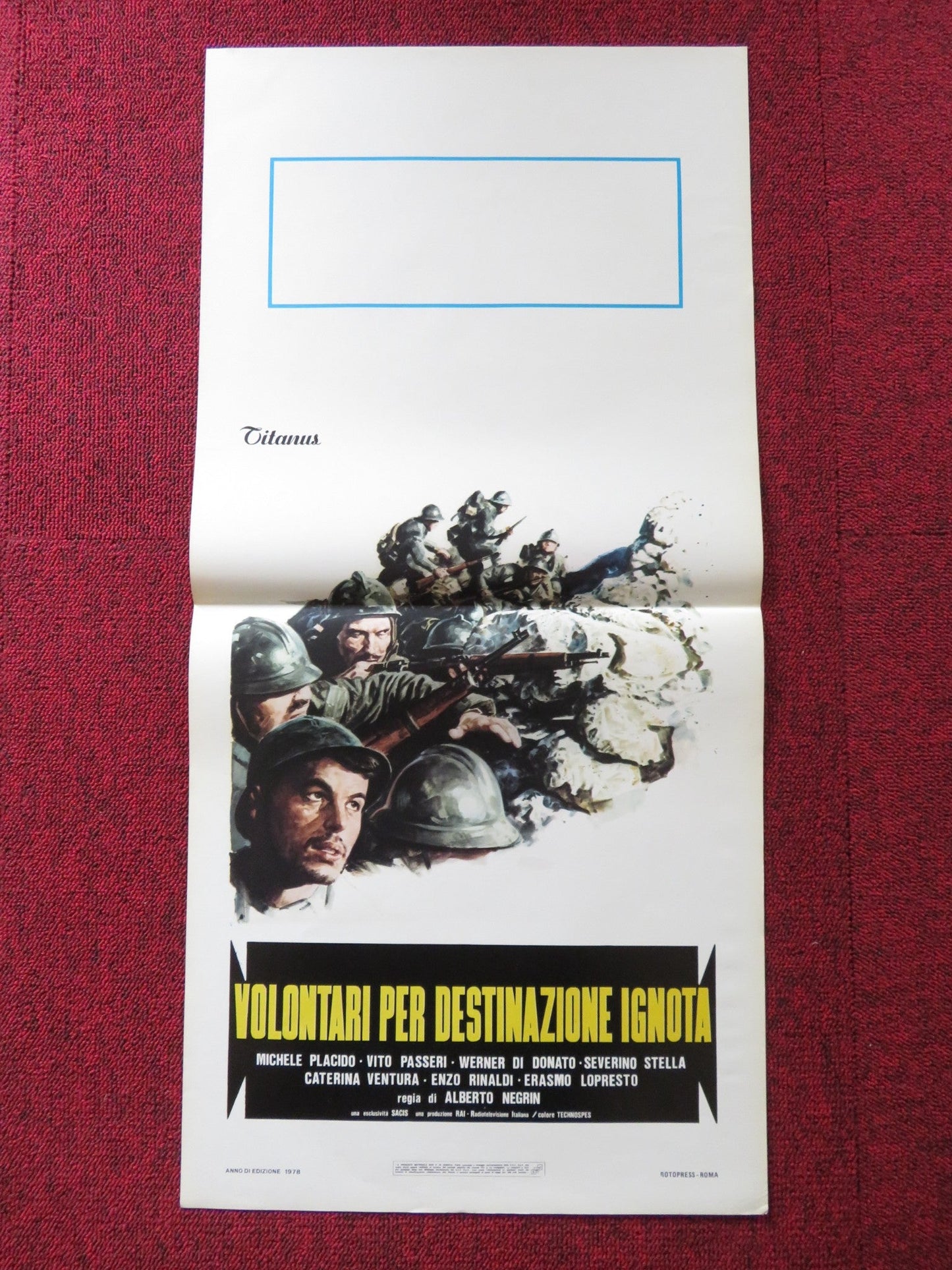 VOLONTARI PER DESTINAZIONE IGNOTA ITALIAN LOCANDINA POSTER CHIAPPERINI 1979 Rendezvous Cinema Movie posters
