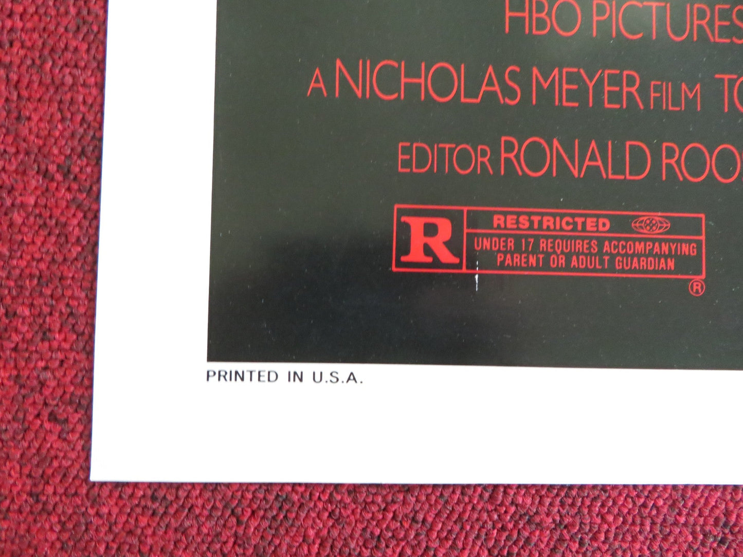 VOLUNTEERS FOLDED US ONE SHEET POSTER TOM HANKS JOHN CANDY 1985 Rendezvous Cinema Movie posters