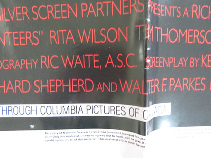 VOLUNTEERS FOLDED US ONE SHEET POSTER TOM HANKS JOHN CANDY 1985 Rendezvous Cinema Movie posters