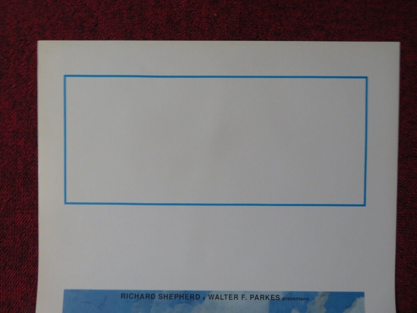 VOLUNTEERS ITALIAN LOCANDINA (27.5"x13") POSTER TOM HANKS JOHN CANDY 1985 Movie posters