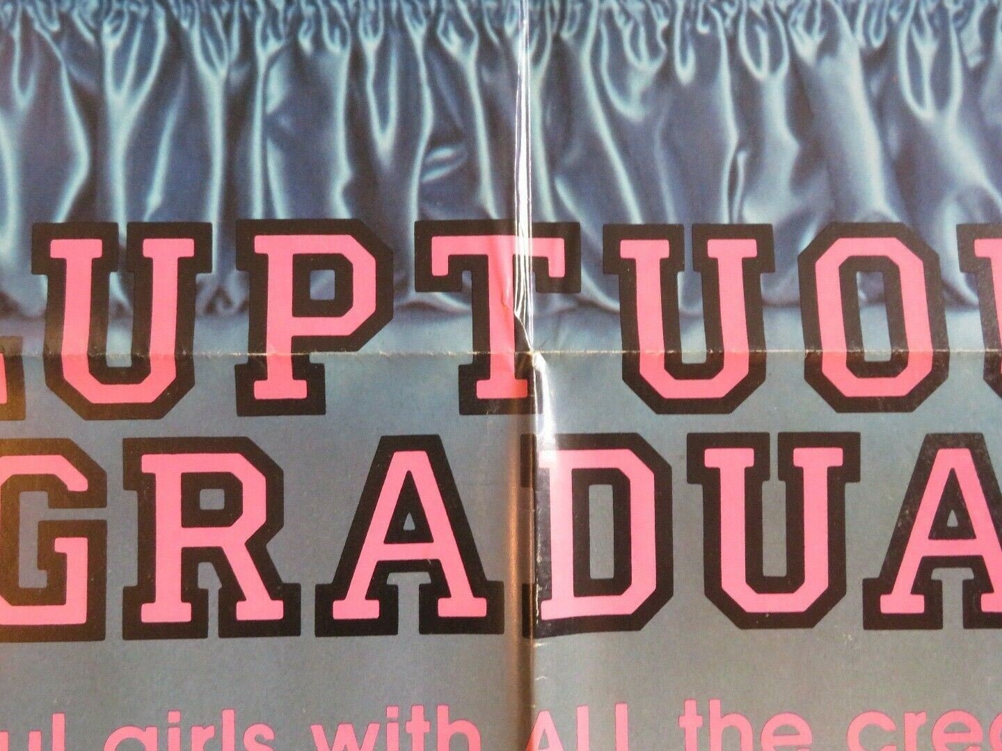 VOLUPTUOUS GRADUATES FOLDED US ONE SHEET POSTER SALLY MARSHALL PENNY WARDEN '80 - Rendezvous Cinema