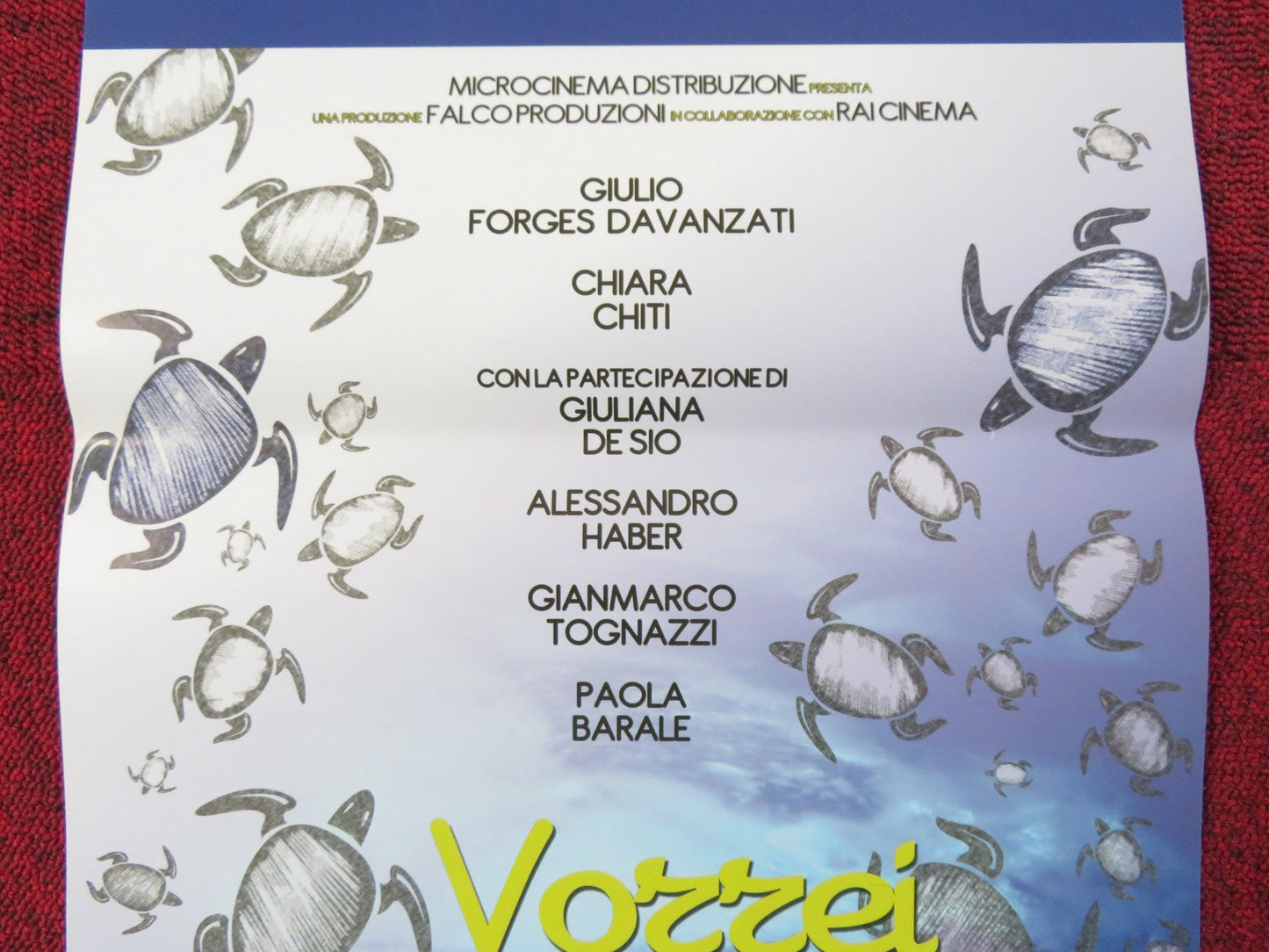 VORREI VEDERTI BALLARE ITALIAN LOCANDINA POSTER PAOLA BARALE F. CASTELLANO 2012 Rendezvous Cinema Movie posters