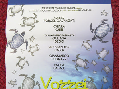 VORREI VEDERTI BALLARE ITALIAN LOCANDINA POSTER PAOLA BARALE F. CASTELLANO 2012 Rendezvous Cinema Movie posters