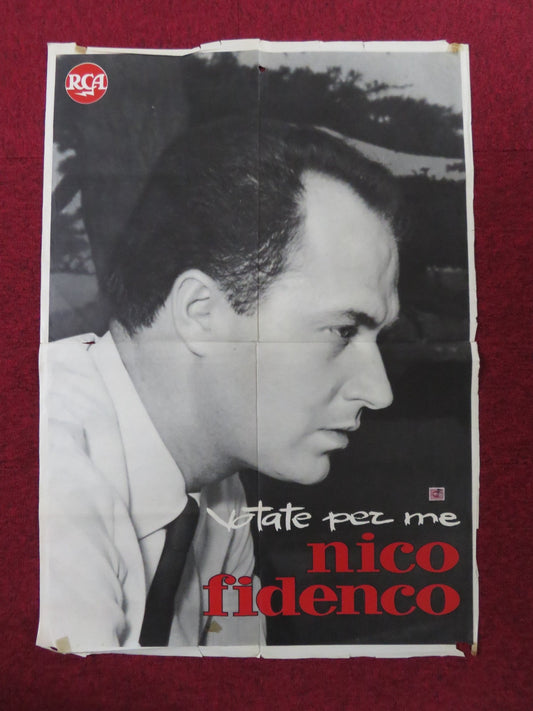VOTATE PEZ ME NICO FIDENCO ITALIAN FOGLIO POSTER NICO FEDENCO 1960s Rendezvous Cinema Movie posters