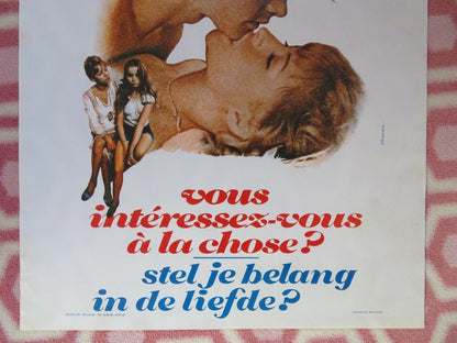 VOUS INTERESSEZ VOUS A LA CHOSE? BELGIUM (21.5"x14.5") POSTER 1974 Movie posters
