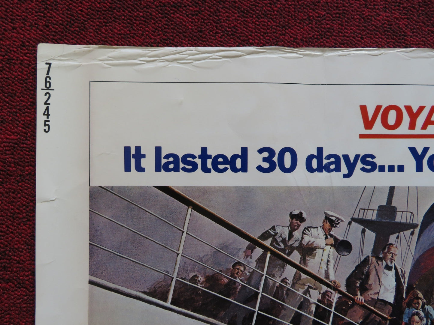 VOYAGE OF THE DAMNED US HALF SHEET (22"x 28") POSTER FAYE DUNAWAY OSKAR WERNER Rendezvous Cinema Movie posters