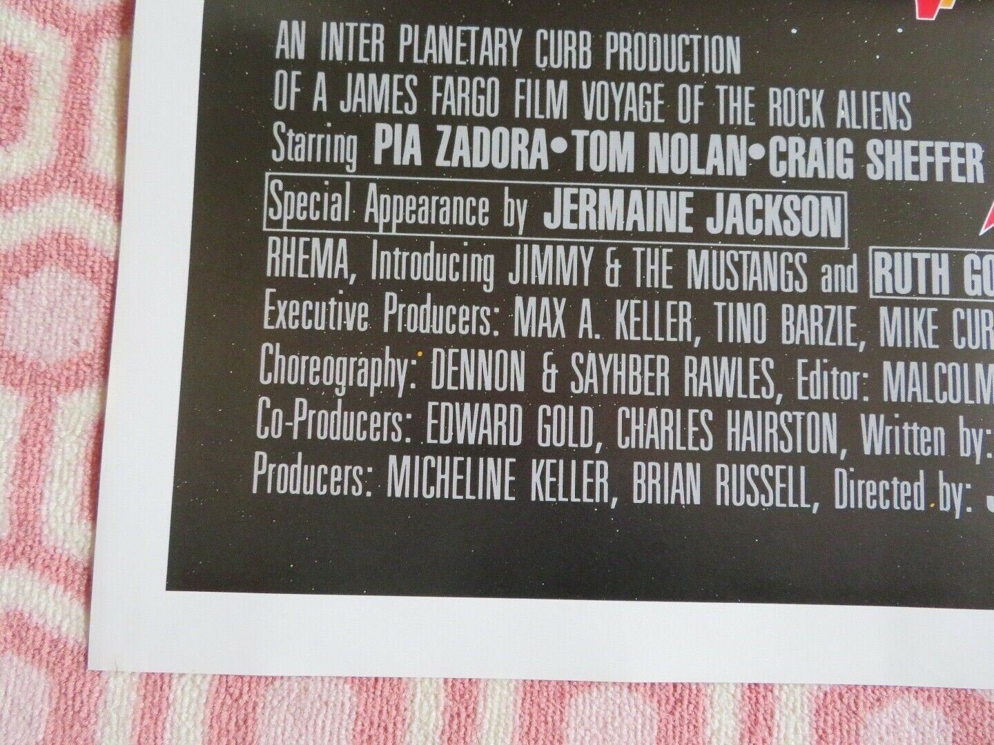 VOYAGE OF THE ROCK ALIENS US ONE SHEET POSTER PIA ZADORA TOM NOLAND 1984 Movie posters