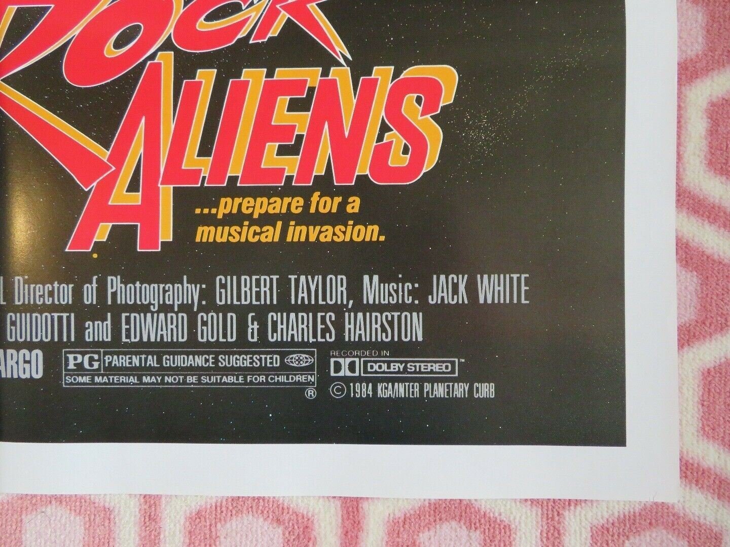 VOYAGE OF THE ROCK ALIENS US ONE SHEET POSTER PIA ZADORA TOM NOLAND 1984 Movie posters