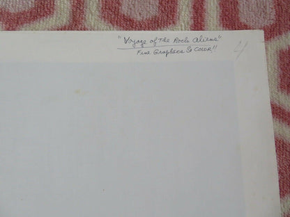 VOYAGE OF THE ROCK ALIENS US ONE SHEET POSTER PIA ZADORA TOM NOLAND 1984 Movie posters