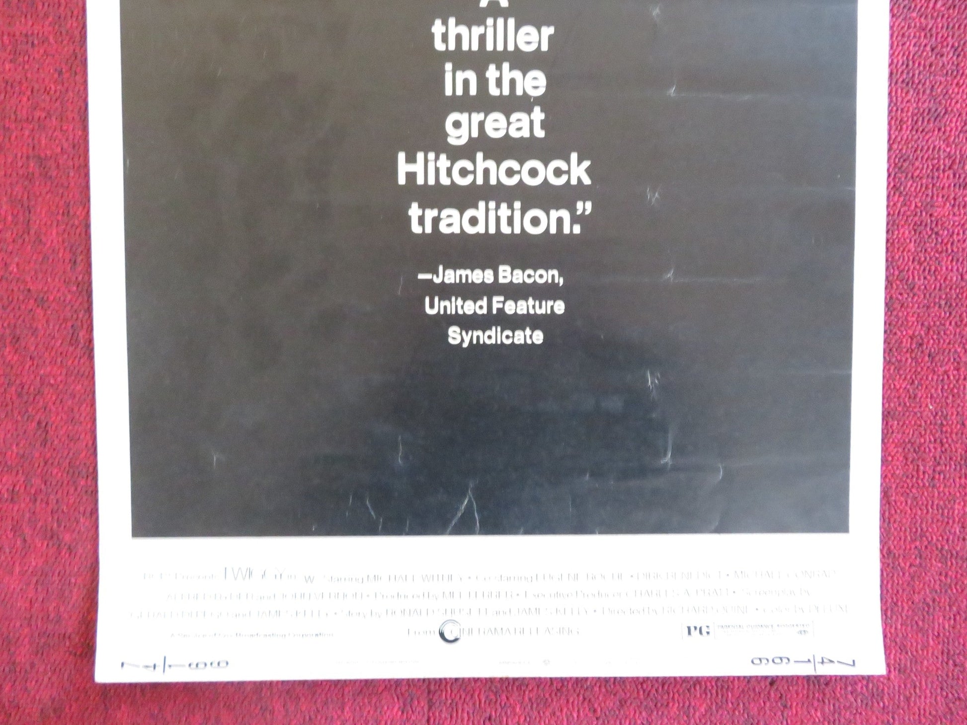 W IS THE MARK OF DEATH US INSERT (14"x 36") POSTER TWIGGY MICHAEL WITNEY 1974 Rendezvous Cinema Movie posters