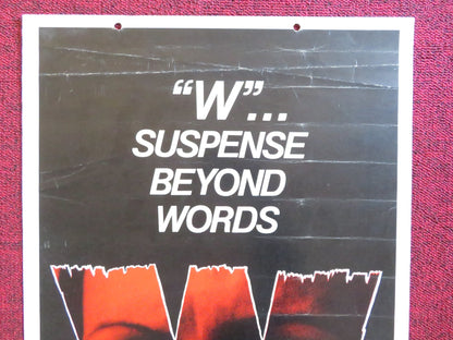 W IS THE MARK OF DEATH US INSERT (14"x 36") POSTER TWIGGY MICHAEL WITNEY 1974 Rendezvous Cinema Movie posters