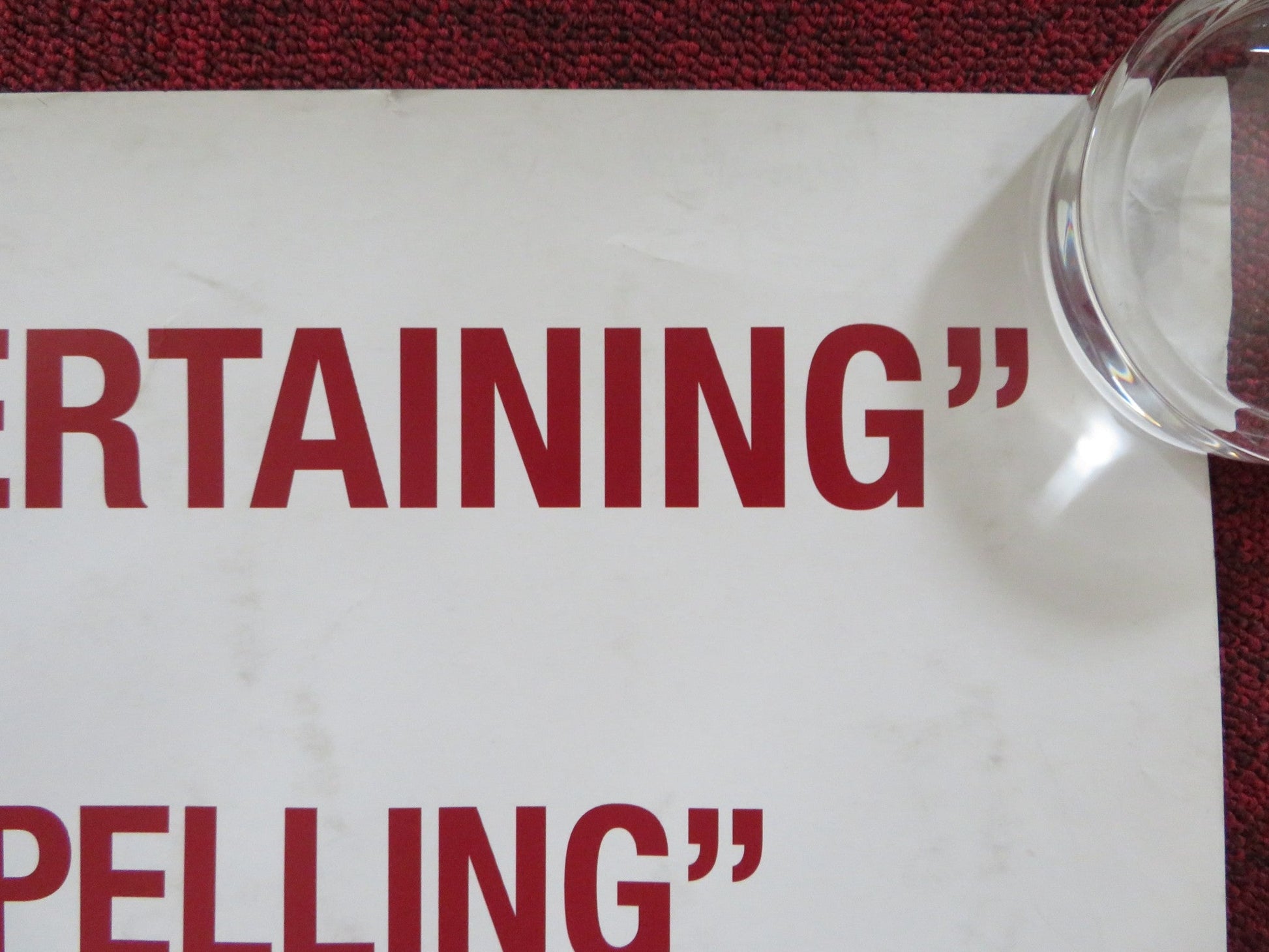 W. UK QUAD ROLLED POSTER JOSH BROLIN COLIN HANKS 2008 Rendezvous Cinema Movie posters