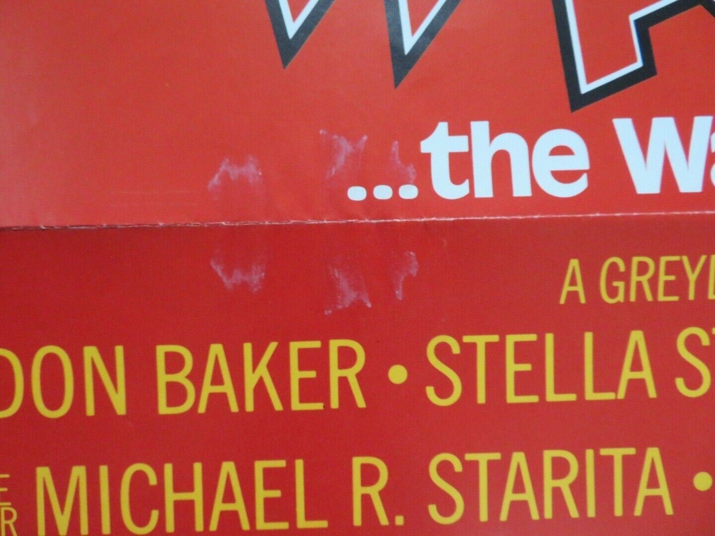 WACKO ONE SHEET POSTER JOE DON BAKER STELLA STEVENS 1982 Movie posters