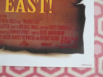 WAGONS EAST! US ONE SHEET POSTER JOE BAYS JOHH CANDY RICHARD LEWIS - Rendezvous Cinema