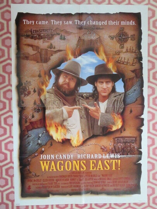 WAGONS EAST! US ONE SHEET POSTER JOE BAYS JOHH CANDY RICHARD LEWIS - Rendezvous Cinema