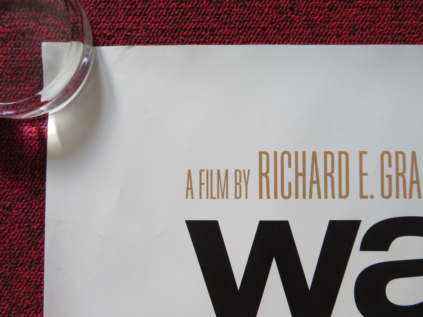 WAH - WAH UK QUAD (30"x 40") ROLLED POSTER GABRIEL BYRNE EMILY WATSON 2005 Rendezvous Cinema Movie posters