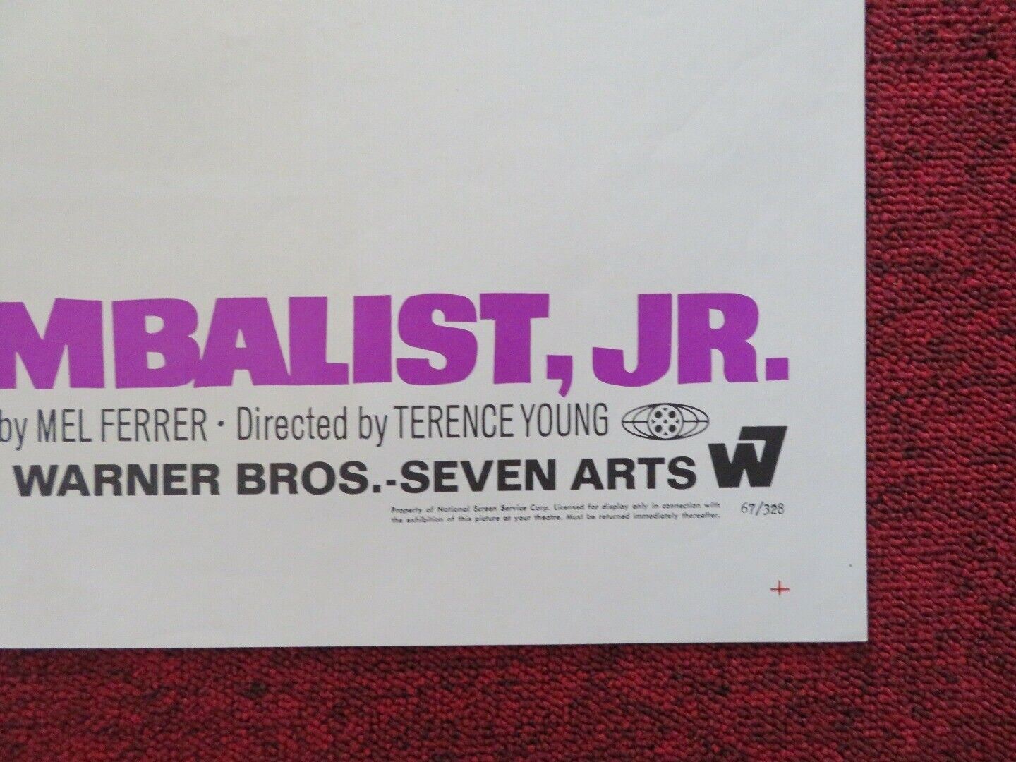 WAIT UNTIL DARK FOLDED US ONE SHEET POSTER AUDREY HEPBURN ALAN ARKIN 1967 Movie posters