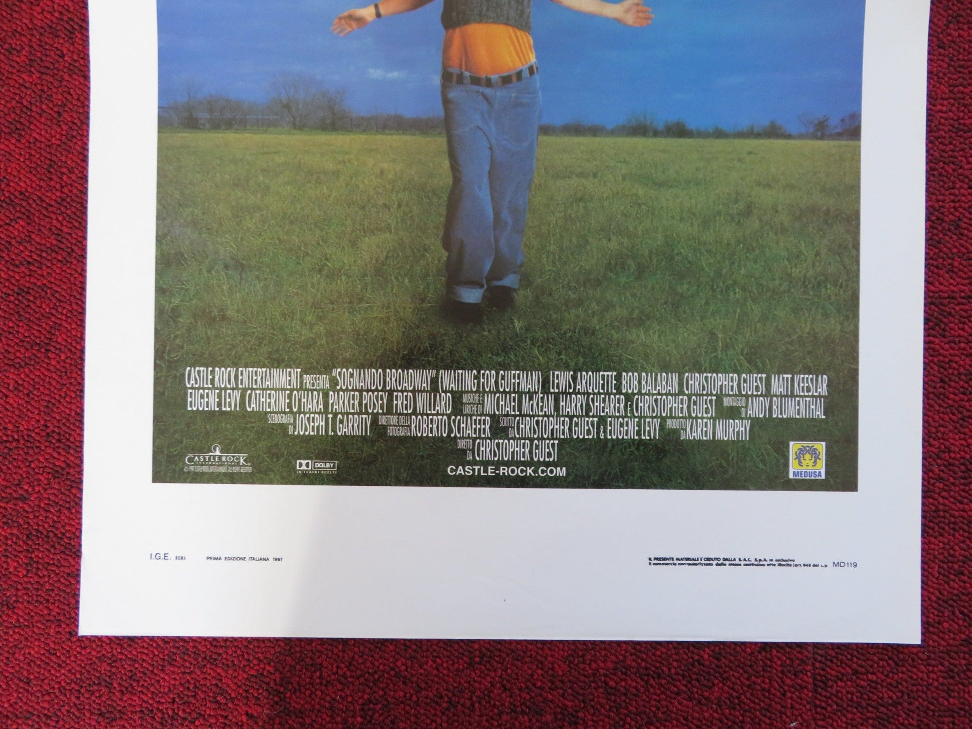 WAITING FOR GUFFMAN ITALIAN LOCANDINA POSTER LEWIS ARQUETTE C. GUEST 1997 Rendezvous Cinema Movie posters