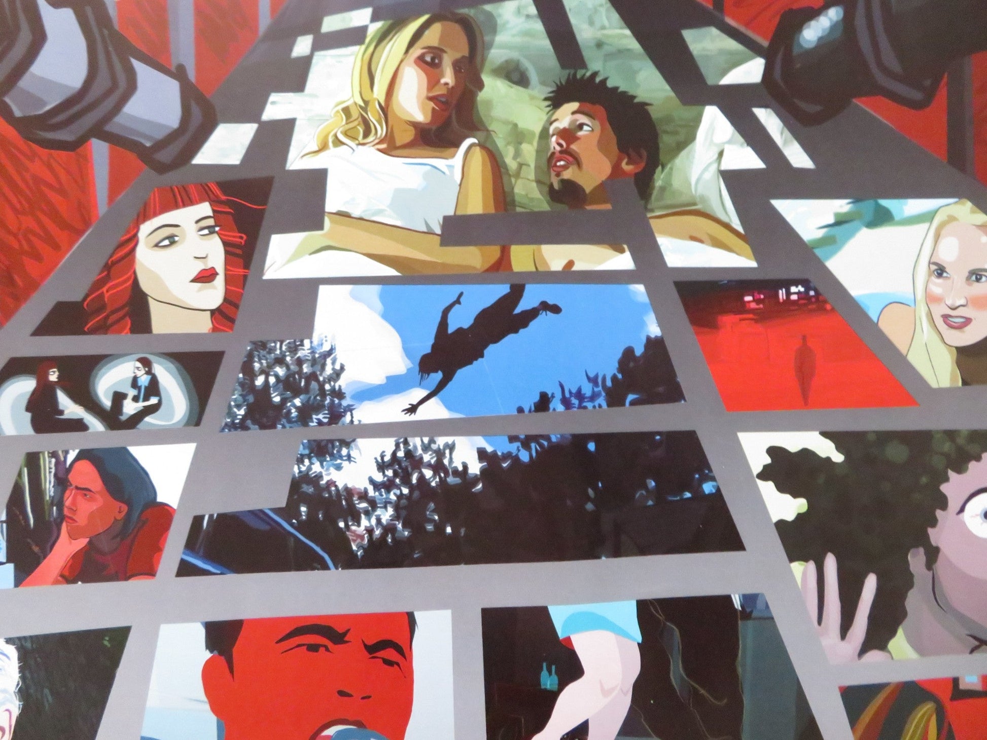 WAKING LIFE UK QUAD (30"x 40") ROLLED POSTER TREVOR JACK BROOKS 2001 Rendezvous Cinema Movie posters