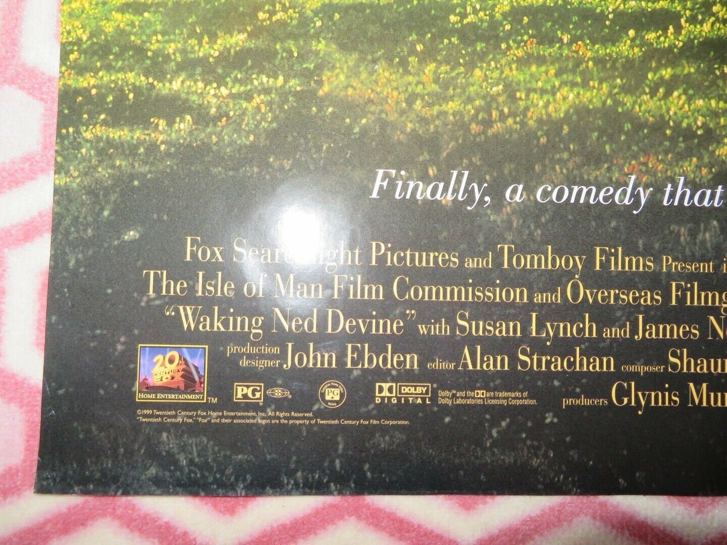 WAKING NED DEVINE FOLDED US ONE SHEET POSTER IAN BANNEN DAVID KELLY 1998 Movie posters