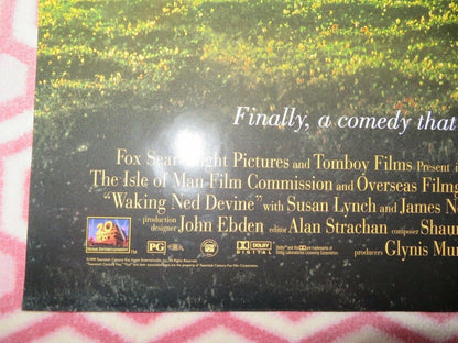 WAKING NED DEVINE FOLDED US ONE SHEET POSTER IAN BANNEN DAVID KELLY 1998 Movie posters