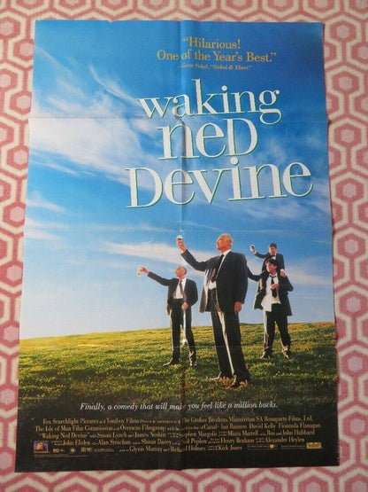 WAKING NED DEVINE FOLDED US ONE SHEET POSTER IAN BANNEN DAVID KELLY 1998 Movie posters