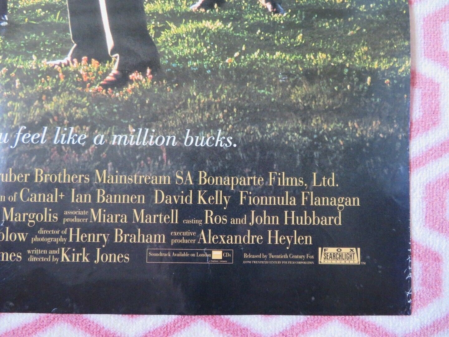 WAKING NED DEVINE FOLDED US ONE SHEET POSTER IAN BANNEN DAVID KELLY 1998 Movie posters