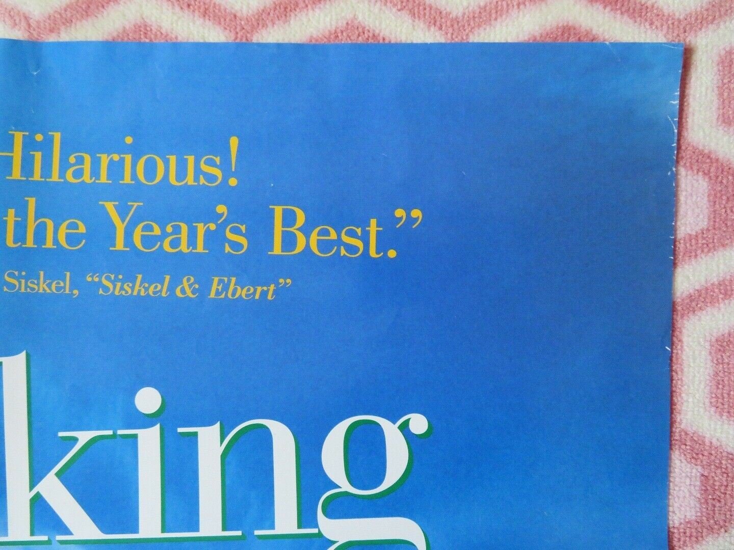 WAKING NED DEVINE FOLDED US ONE SHEET POSTER IAN BANNEN DAVID KELLY 1998 Movie posters