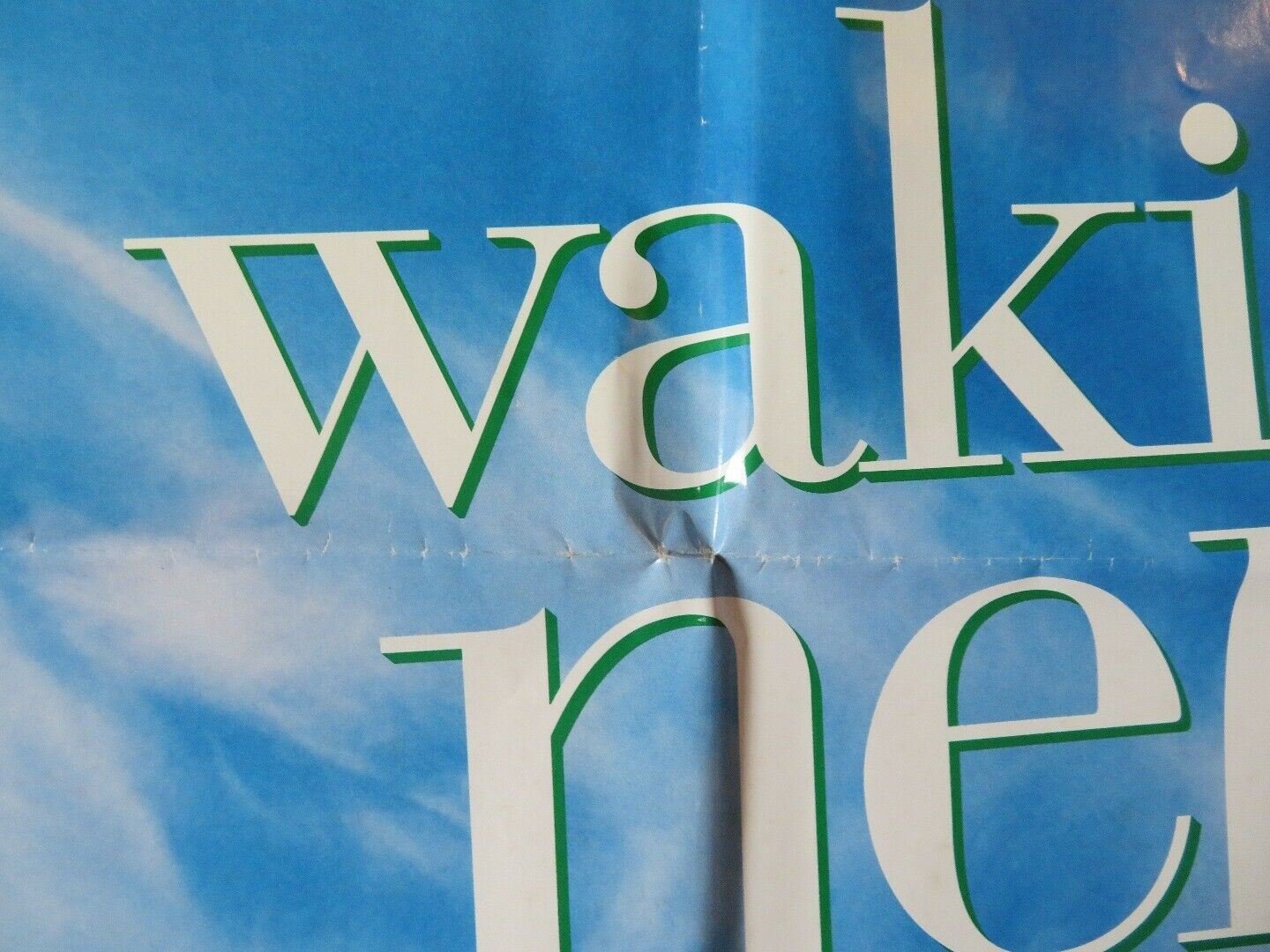 WAKING NED DEVINE FOLDED US ONE SHEET POSTER IAN BANNEN DAVID KELLY 1998 Movie posters