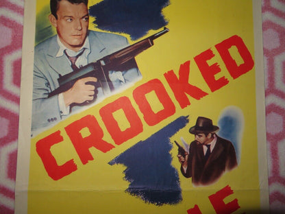 WALK A CROOKED MILE US INSERT (14"x 36") POSTER LOIS HAYWARD DENNIS O'KEEFE '48 Movie posters