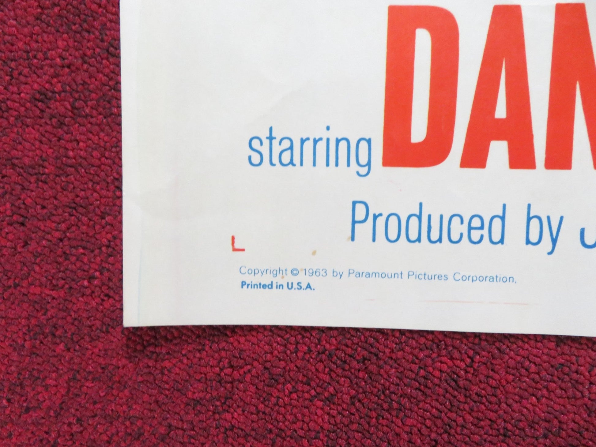 WALK A TIGHTROPE US HALF SHEET (22"x 28") POSTER DAN DURYEA PATRICIA OWENS 1963 Rendezvous Cinema Movie posters