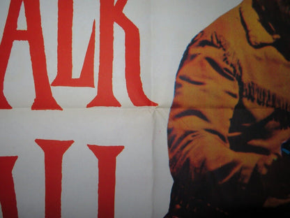 WALK TALL US ONE SHEET POSTER WILLAR PARKER JOYCE MEADOWS 1960 Movie posters