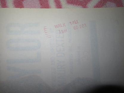 WALK TALL US ONE SHEET POSTER WILLAR PARKER JOYCE MEADOWS 1960 Movie posters